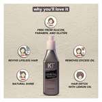KT Professional Charcoal Keratin Shampoo For Scalp Cleansing & Hair Detox  